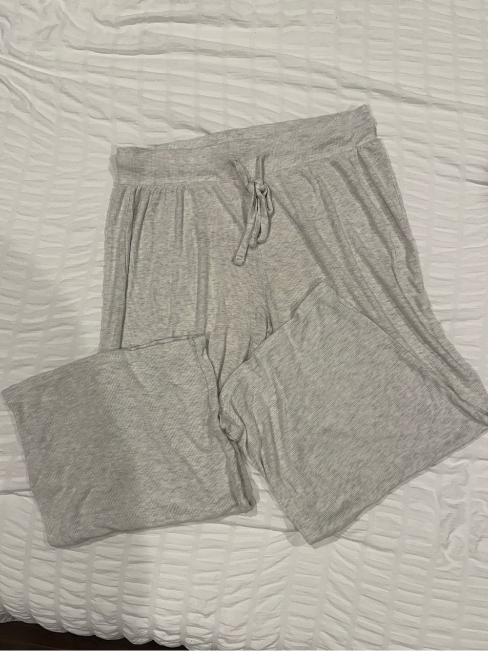 Light Gray Cropped Lounge Set
